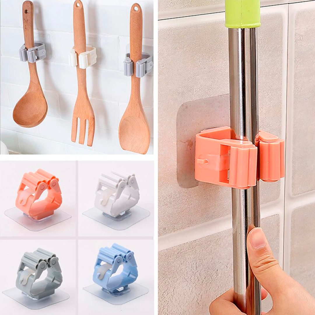 Miniatura 2 de SOPORTE DE PARED PARA ESCOBA 20g